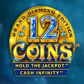 12 Coins Grand Diamond Edition online game logo by Wazdan on sloterra-casino.com