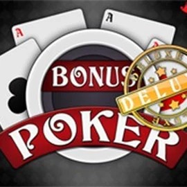 Try Bonus Poker Deluxe - 3 Hands slot by RTG (Reel Time Gaming) on sloterra-casino.com – logo image