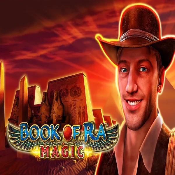 Book of Ra Magic slot logo by Greentube at Sloterra Casino