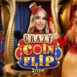 Crazy Coin Flip logo – Live Casino by Evolution at Sloterra Casino