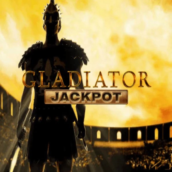 Gladiator Jackpot logo – Slots by Playtech at Sloterra Casino