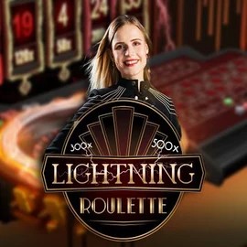 Lightning Roulette logo by Evolution at Sloterra Casino
