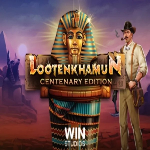 Loot'en Khamun the Dead Sea Scrolls logo by Win Studios at Sloterra Casino