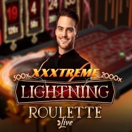 XXXtreme Lightning Roulette logo – Live Casino by Evolution at Sloterra Casino